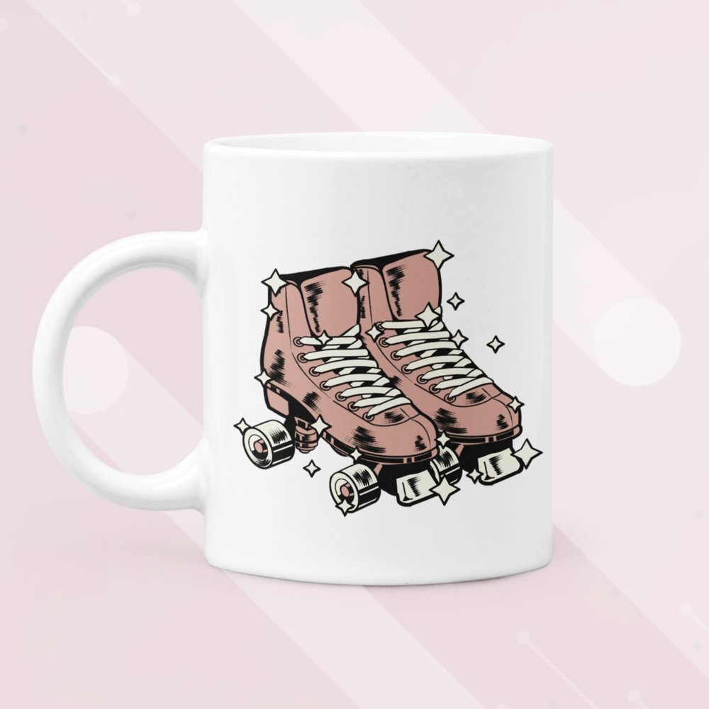 Roller skates mug